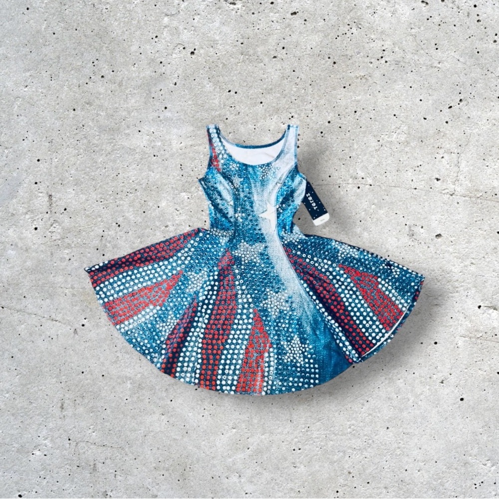 NWT Terez Star Spangled Skater Dress